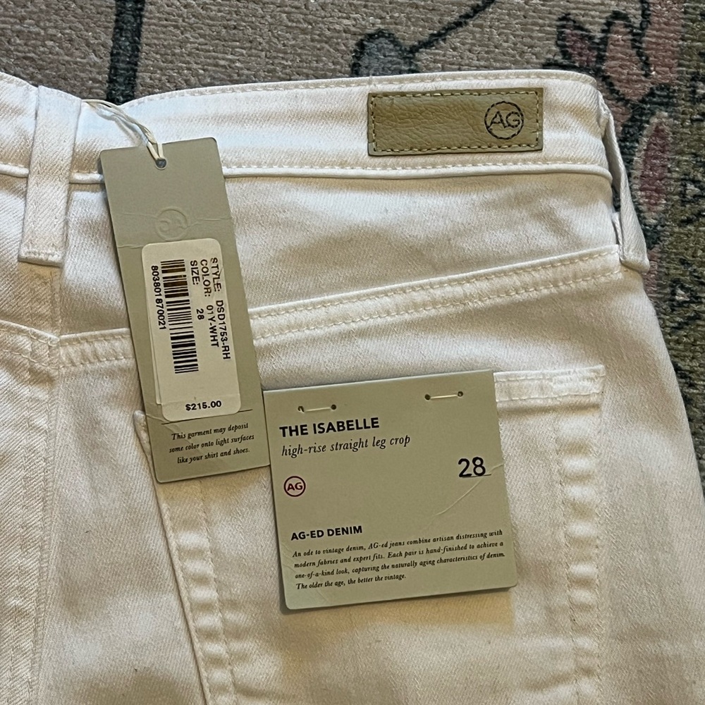 AGOLDE Isabel High Rise Straight Crop